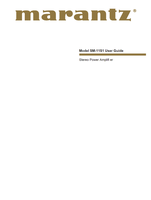 Marantz SM-11S1 Guide (31 pages) Amplifier Operating Manual