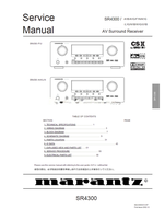 Marantz SR4300 09AW855010 (62 pages) Audio/Video Receiver Service Manual