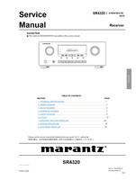 Marantz SR4320 19AW855012 (27 pages) Audio/Video Receiver Service Manuals Marantz SR4320 19AW855012 (27 pages) Audio/Video Receiver Service Manuals