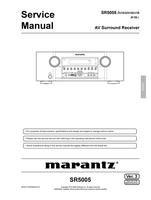 Marantz S0158-1V03DM DG1010 SR5005 (165 pages) Audio/Video Receiver Service Manuals Marantz S0158-1V03DM DG1010 SR5005 (165 pages) Audio/Video Receiver Service Manuals