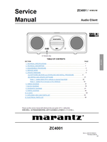 Marantz ZC4001 90M10CW855010 (59 pages) Audio/Video Receiver Service Manuals Marantz ZC4001 90M10CW855010 (59 pages) Audio/Video Receiver Service Manuals