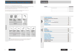 Panasonic CQ-C3305W (29 pages) TV Operating Manual