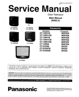 Panasonic MTNCO000101C1 CT-13R31B MGP328 CT-13R31CB CT-13R41B (53 pages) TV Service Manual