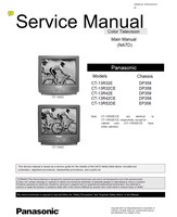 Panasonic CT-13R32 CT-13R52 CT-13R32E CT-13R32CE CT-13R42E CT-13R42CE (19 pages) TV Service Manual
