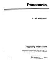 Panasonic TQB2A0772 (28 pages) TV Operating Manual