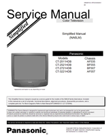 Panasonic NA6LM MTC9905021C1 CT-2511HDB CT-2521HDB CT-2721HDB (53 pages) TV Service Manual