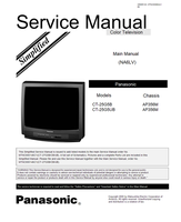 Panasonic CT-25G5B CT-25G5UB MTNC000664A1 AP356M (18 pages) TV Service Manual