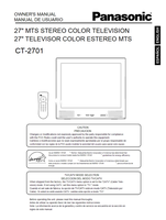 Panasonic CT-2701 (25 pages) TV Operating Manual