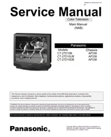 Panasonic CT-27D10B CT-27D10UB CT-27D10DB MTNC000417C1 AP338 (48 pages) TV Service Manual