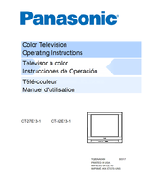 Panasonic CT-27E13-1 CT-32E13-1 TQB2AA0484 30317 (64 pages) TV Operating Manual