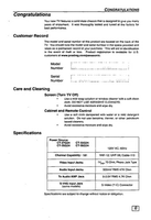 Panasonic CT-27G24 CT-32G24 Cl-G2177X CT-35G24 CT-G2187L CT-G2177 (32 pages) TV Operating Manual