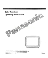 Panasonic TQB2A09431 (36 pages) TV Operating Manual