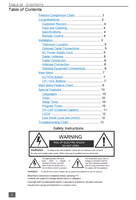 Panasonic CT-27G6D CT-32G6C (32 pages) TV Operating Manual