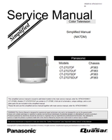 Panasonic MTNC010306C1 CT-27G7DF CT-27G7DUF CT-27G7SDF CT-27G7SDUF (28 pages) TV Service Manual