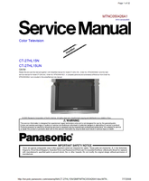 Panasonic MTNC050426A1 CanadaB05 CT-27HL15N CT-27HL15UN CT-32HL15N (32 pages) TV Service Manual