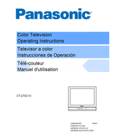 Panasonic CT-27SC13 TQB2AA0487 30407 (64 pages) TV Operating Manual