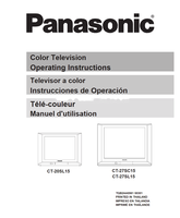 Panasonic CT-20SL15 CT-27SC15 CT-27SL15 TQB2AA0561 50301 (68 pages) TV Operating Manual