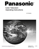Panasonic CT-27SX32 TQB2AA0419-1 21103 (80 pages) TV Operating Manuals Panasonic CT-27SX32 TQB2AA0419-1 21103 (80 pages) TV Operating Manuals