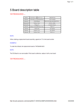 Panasonic MTNC040521A1 CT-30WX54J CT-30WX54UJ CT-30WC14J CT-30WC14UJ (32 pages) TV Service Manual