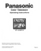 Panasonic CT-31SF14 TOe2AA0155 (36 pages) TV Operating Manual