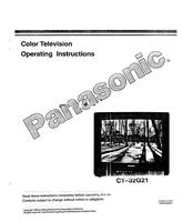 Panasonic 0-32G21 TQB2AA0057 (36 pages) TV Operating Manual