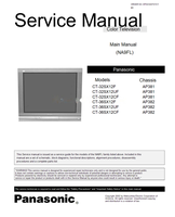 Panasonic NA9FL CT-32SX12F CT-32SX12UF CT-32SX12CF CT-36SX12F (76 pages) TV Service Manual
