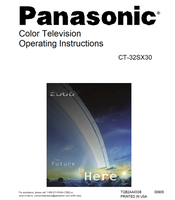 Panasonic CT-32SX30 TQB2AA0338 00905 (55 pages) TV Operating Manual