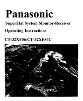 Panasonic CT-32XF56 CT-32XF56C (26 pages) TV Operating Manual