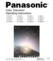 Panasonic CT-27D11 CT-27D11U CT-27D21 CT-27D21U CT-27D31 CT-27D31U (50 pages) TV Operating Manual