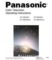 Panasonic CT-32HX41 CT-32HX41U CT-36HX41 CT-36HX41U TQB2AA0371 10306 (58 pages) TV Operating Manual