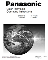 Panasonic CT-32HL42 CT-32HX42 CT-36HL42 CT-36HX42 TQB2AA0422 20513 (112 pages) TV Operating Manuals Panasonic CT-32HL42 CT-32HX42 CT-36HL42 CT-36HX42 TQB2AA0422 20513 (112 pages) TV Operating Manuals