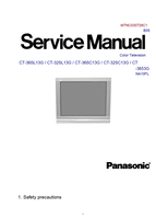 Panasonic MTNC030729C1 CT-36SL13G CT-32SL13G CT-36SC13G CT-32SC13G (108 pages) TV Service Manual