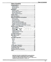 Panasonic CT-32SX12 CT-32SX12U CT-36SX12 1-800-211-PANA TQB2AA0383-0 (36 pages) TV Operating Manual