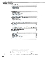 Panasonic CT-20SX11 CT-F2111 CT-F2111X CT-F2121L 1-800-211-PANA (19 pages) TV Operating Manual