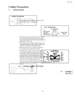 Panasonic 110-220 CT-F2136LC MTV0601437CE A51LYZ295X (28 pages) TV Service Manual