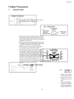 Panasonic CT-F2936LP MTV0601436CE A68LZU185X-E (32 pages) TV Service Manual
