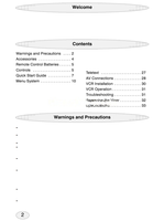 Panasonic Genus TXG10 (34 pages) TV Operating Manual