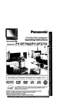 Panasonic PV-DF2002 PV-DF2702 (76 pages) TV Operating Manual