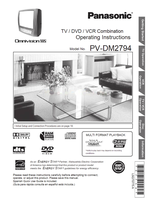 Panasonic PV-DM2794 (84 pages) TV Operating Manuals Panasonic PV-DM2794 (84 pages) TV Operating Manuals