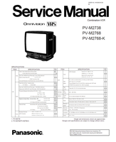Panasonic PV-M2738 PV-M2768 PV-M2768-K MKS9803M326 (151 pages) TV Service Manual