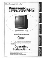 Panasonic PVQ-M2508 VOTS34aO (32 pages) TV Operating Manuals Panasonic PVQ-M2508 VOTS34aO (32 pages) TV Operating Manuals