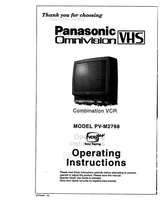 Panasonic PV-M2768 VQTS3441 (32 pages) TV Operating Manuals Panasonic PV-M2768 VQTS3441 (32 pages) TV Operating Manuals