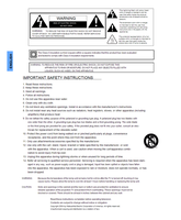 Panasonic PT-60DL54 PT-50DL54 PT-50DL54X TQB2AA0509 40514 (112 pages) TV Operating Manual