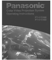 Panasonic PT-51SX60 T-61SX60 (48 pages) TV Operating Manual