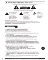 Panasonic PT-50LCX63 PT-60LCX63 LSQT0742 (108 pages) TV Operating Manual