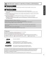 Panasonic PT-50LCX63 PT-60LCX63 LSQT0742 (108 pages) TV Operating Manual