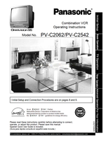Panasonic PV-C2062 PV-C2542 (40 pages) TV Operating Manual