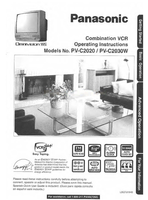 Panasonic PV-C2q20 PV-C2030W LS0TCJie4B (53 pages) TV Operating Manual