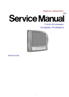 Panasonic MKE0207607C1 PV-DM2092 PV-DM2092-K (309 pages) TV Service Manual