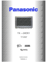Panasonic 24DX1 TQB8E2946U-3 (40 pages) TV Operating Manuals Panasonic 24DX1 TQB8E2946U-3 (40 pages) TV Operating Manuals